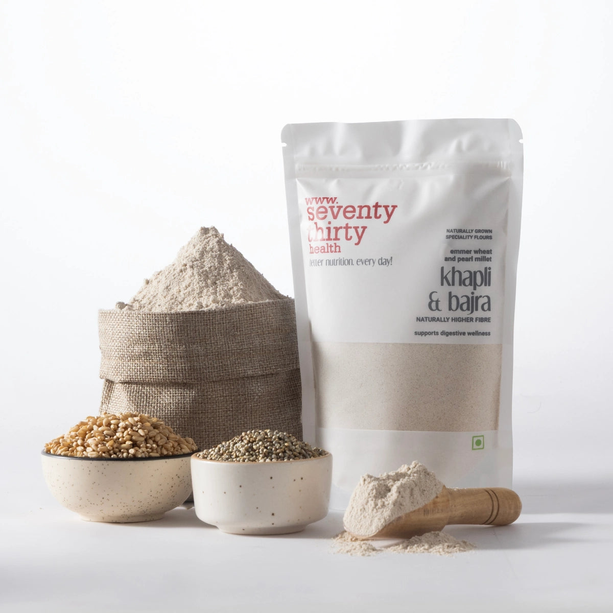 Khapli & Bajra Flour Blend