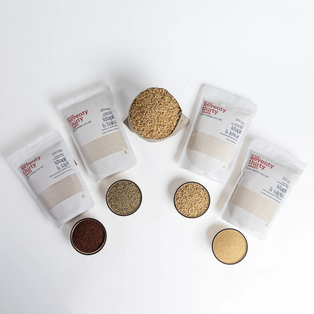 Khapli Millets Flour Blend Trial Pack (Pack of 4)