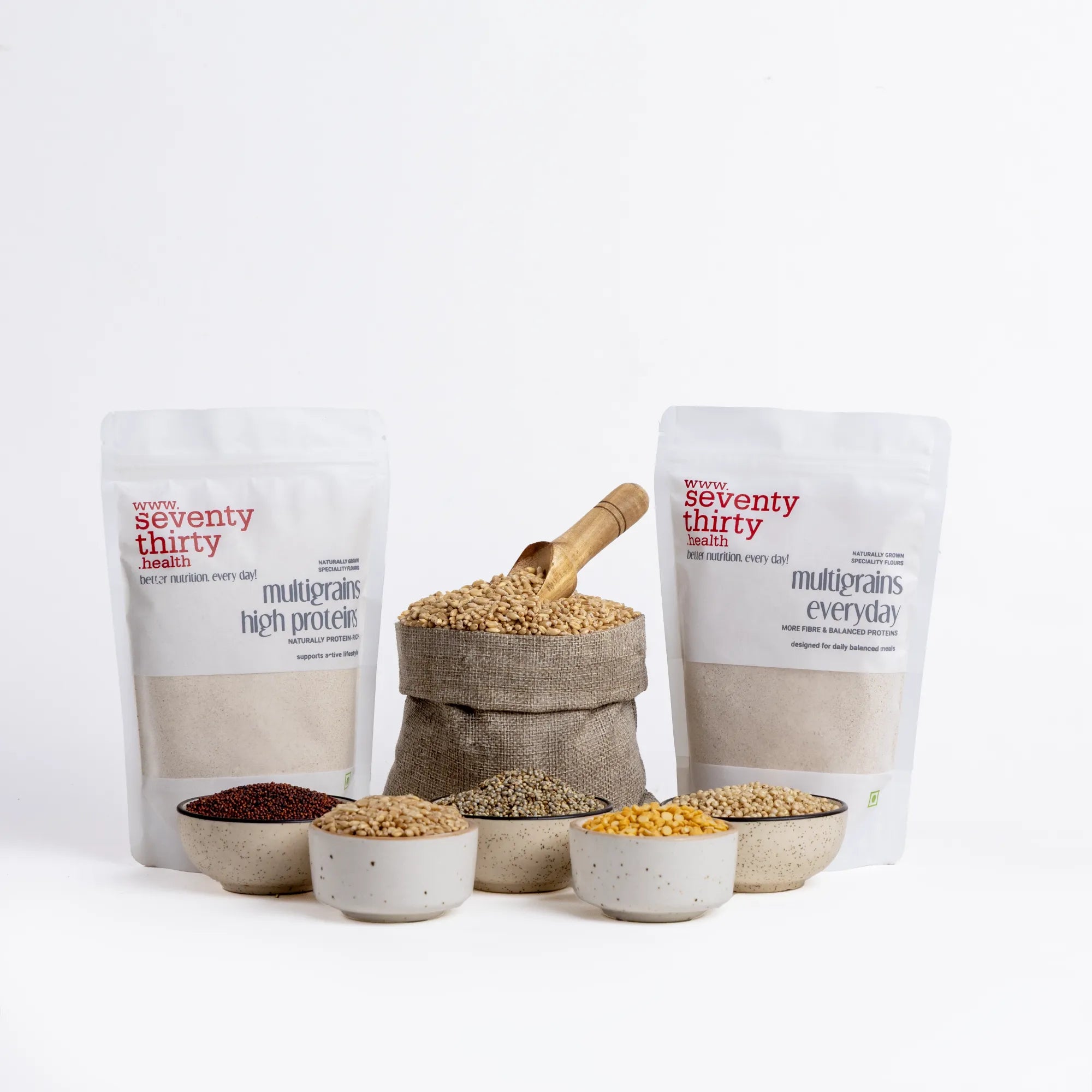 Khapli and Multigrains Flour Blend Trial Pack (Pack of 2)